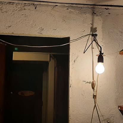 Point lumineux installé en rénovation